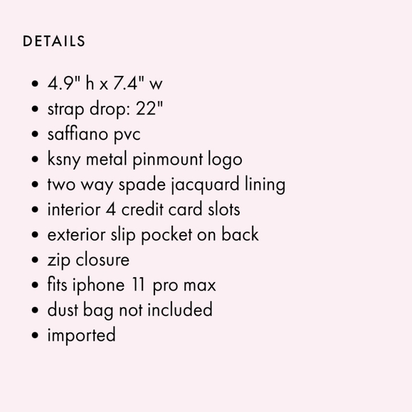 ♠️Kate Spade Crossbody Purse/Camera Bag - Picture 9 of 9